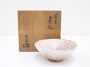 翠峰造　萩写茶碗